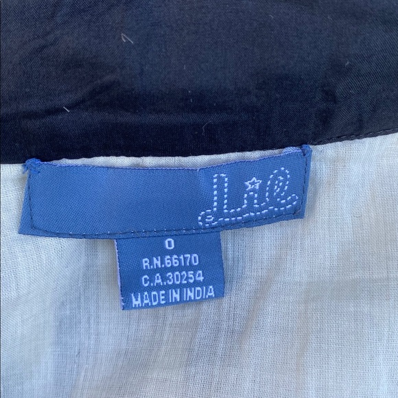 Anthropologie x Lil black and white silk skirt - Picture 4 of 5